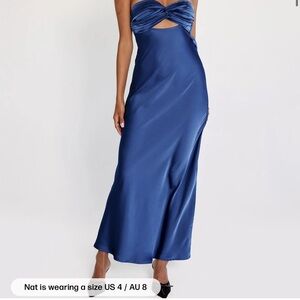 Princess Polly Strapless Navy Dress